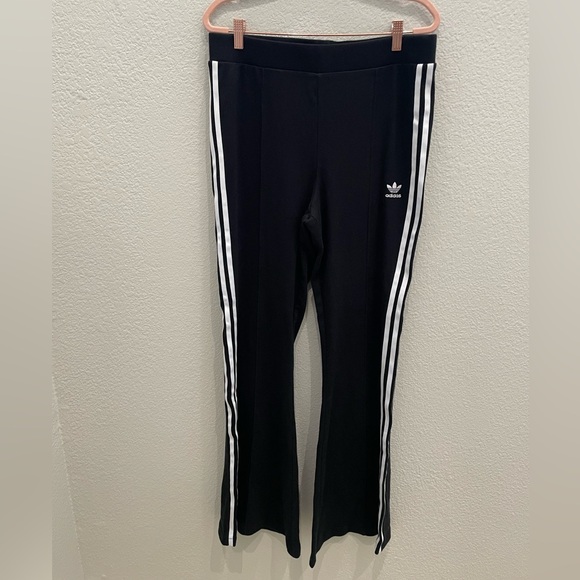 Adidas Bellista Knit Flare Pant, Size XL - Picture 2 of 6